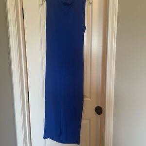 BTFM Royal Blue Sleeveless Maxi Dress